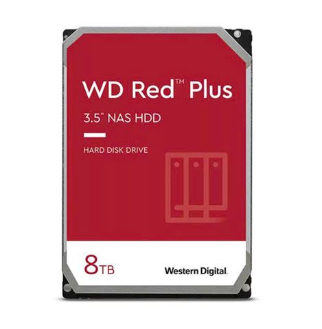 Ổ cứng Western Digital Red Plus 8TB 3.5 inch 256MB cache 5640RPM WD80EFPX