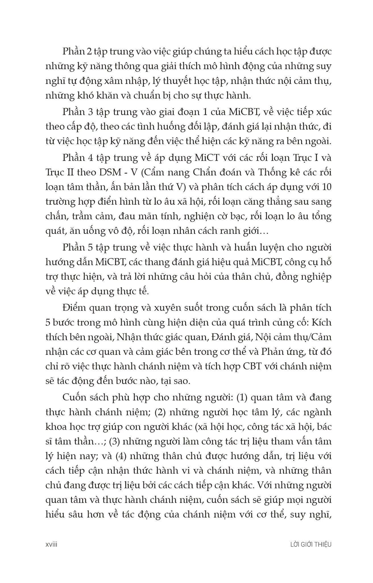  Trị liệu Nhận Thức Hành Vi Tích Hợp Chánh Niệm: Nguyên tắc và thực hành 