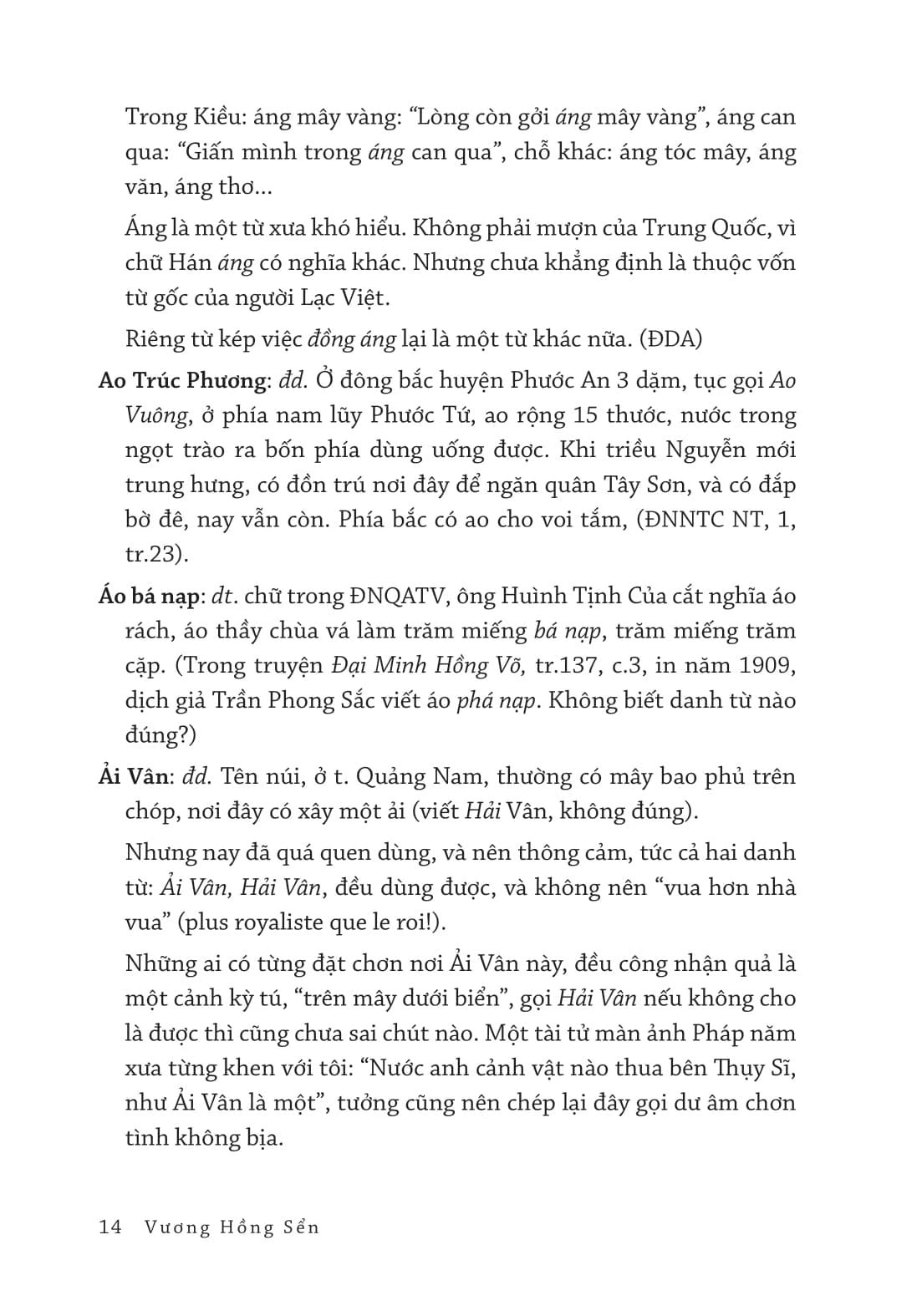  Tự Vị Tiếng Nói Miền Nam - Vương Hồng Sển - Bìa Cứng 