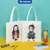  Túi vải Tote nền trắng TB-001/DS 