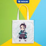  Túi vải Tote nền trắng TB-001/DS 