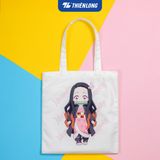  Túi vải Tote nền trắng TB-001/DS 