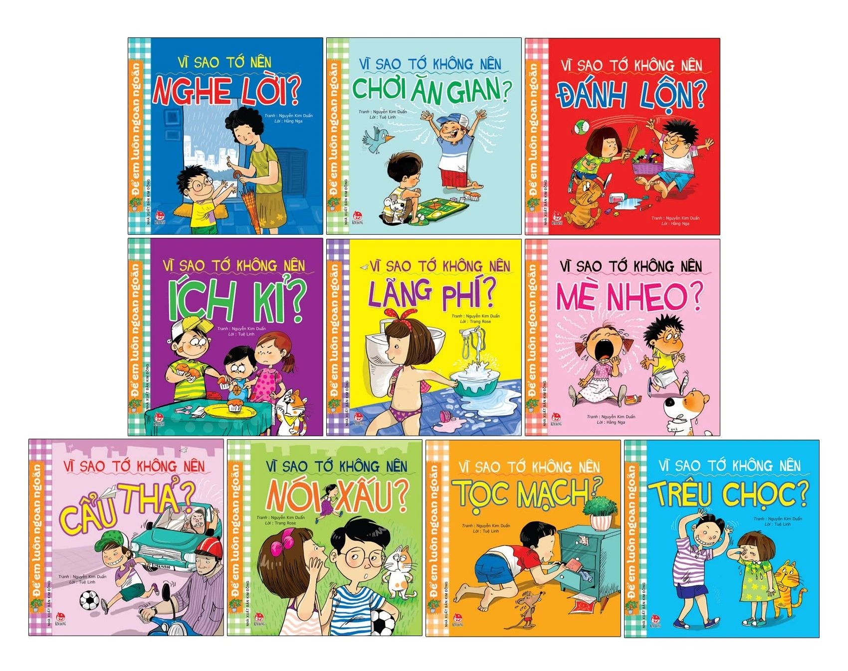  Bộ Sách Để Em Luôn Ngoan Ngoãn (Bộ 10 Cuốn) (Tái Bản 2026) 