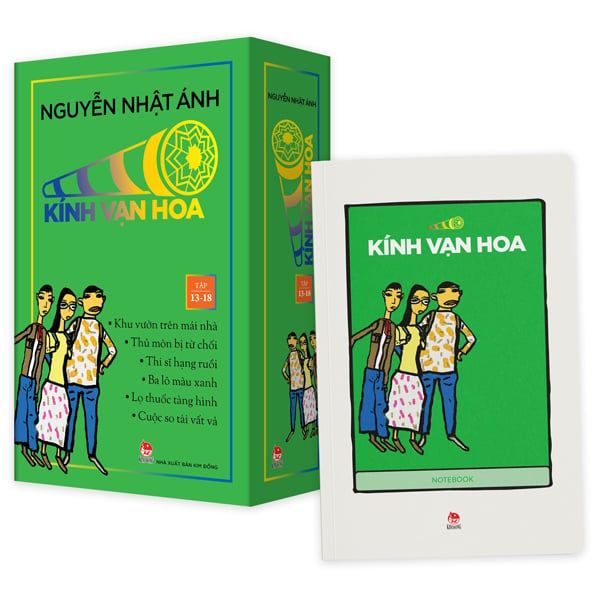  Boxset Kính Vạn Hoa - Bộ Kỉ Niệm 30 Năm: Tập 13 - 18 (Hộp 6 Tập) - Tặng Kèm Sổ Tay Kính Vạn Hoa 