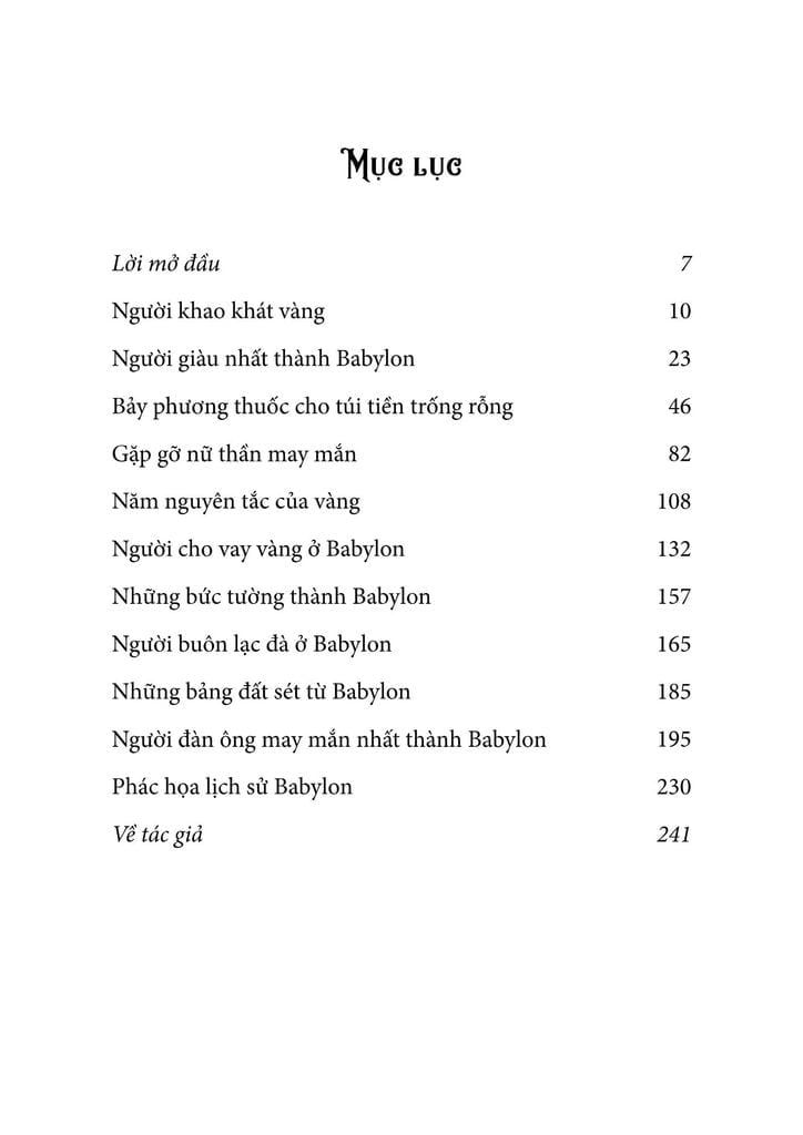  Người giàu nhất thành Babylon - George Samuel Clason 