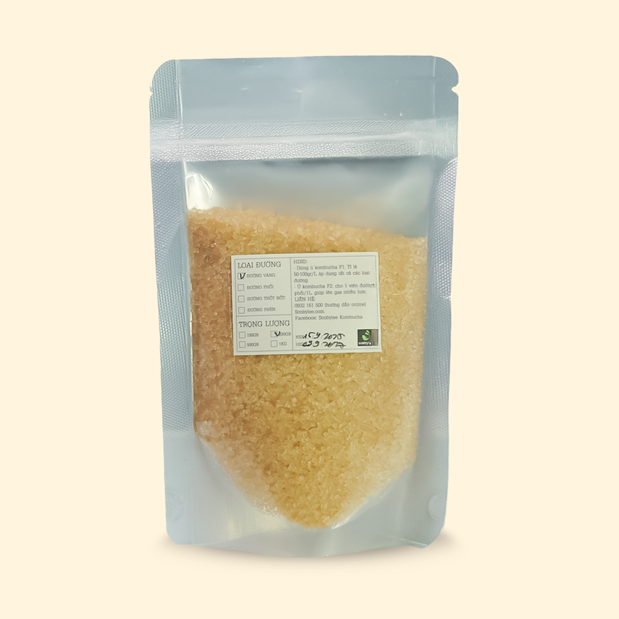 Đường Vàng Tự Làm Kombucha