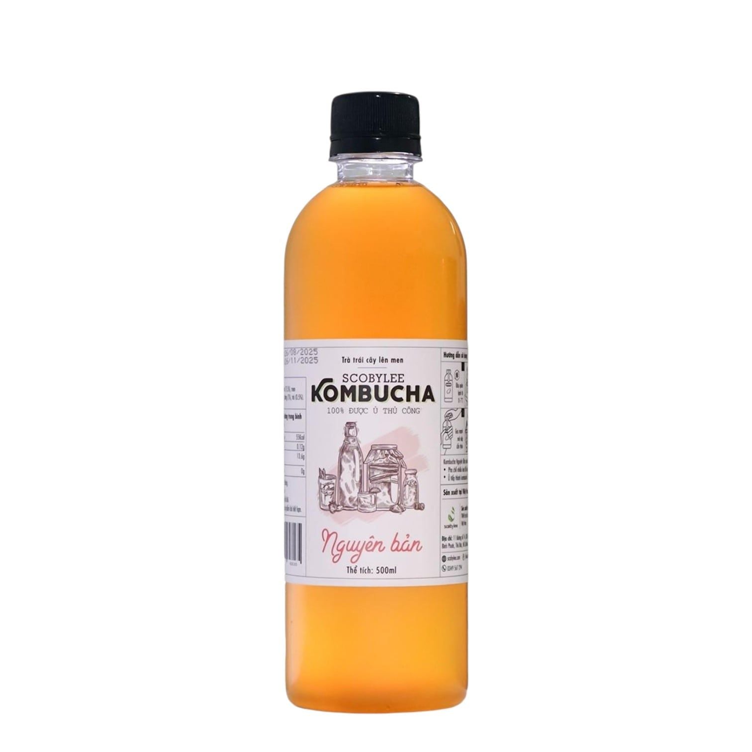[B] Kombucha Nguyên Bản 500ML