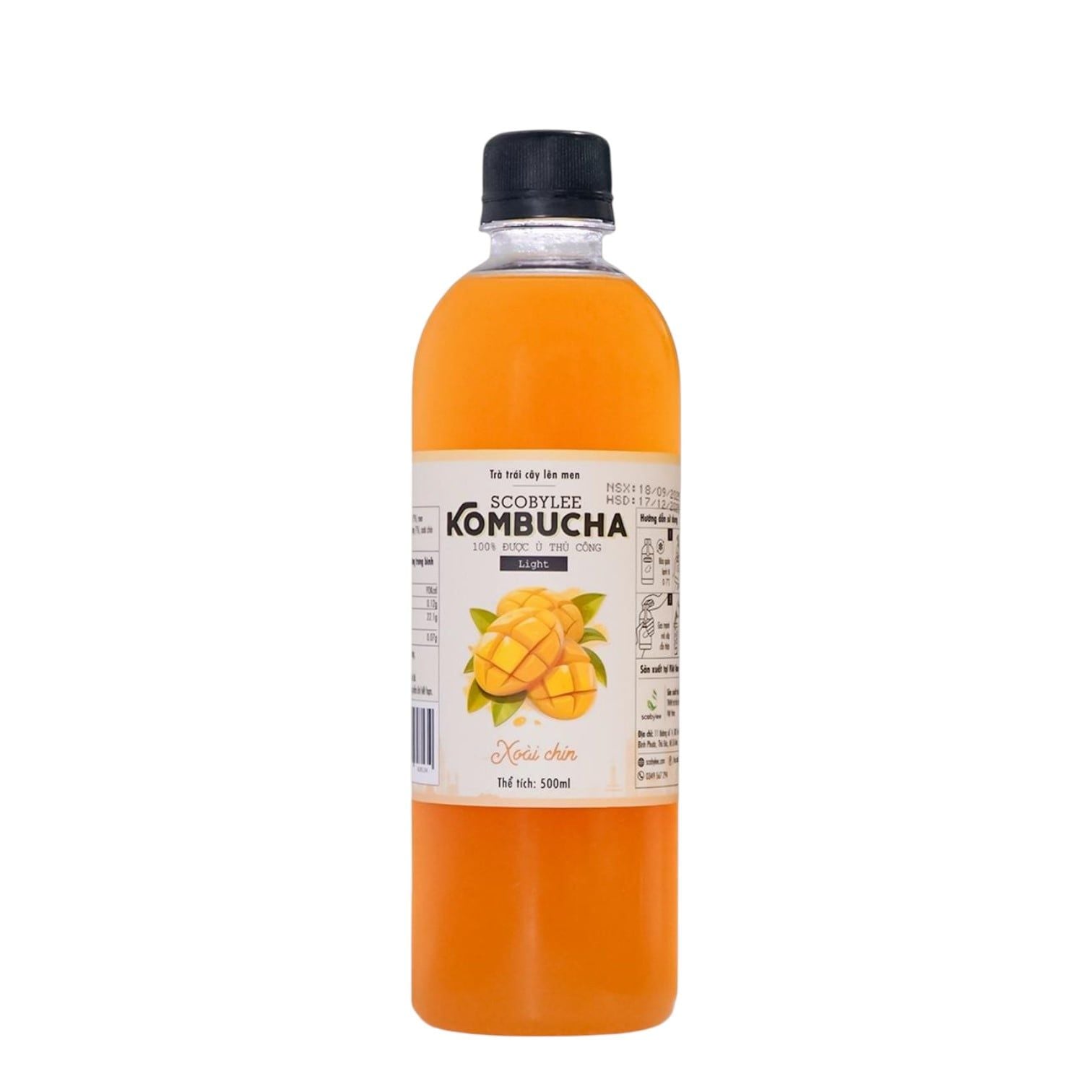 [B] Kombucha Xoài Chín 500ML