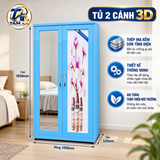 Tủ 2 cánh 3D