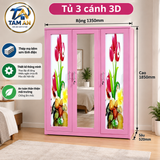 Tủ 3 cánh 3D