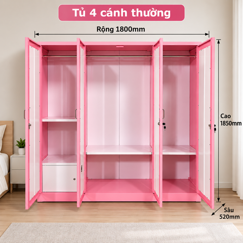 Tủ 4 cánh thường