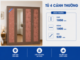 Tủ 4 cánh thường