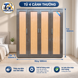 Tủ 4 cánh thường
