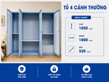 Tủ 4 cánh thường