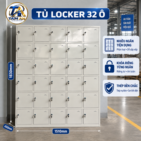 Tủ locker 30 ô