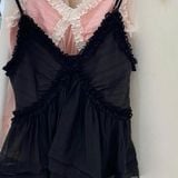  Ariel Cami Black & Pink 