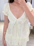  Elorina Cream Top 