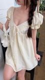  Elorina Cream Dress 