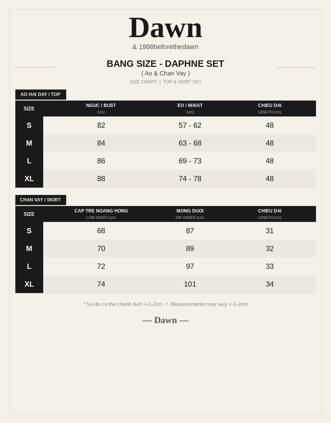  Daphne Black Set ( bộ áo cami kèm chân váy cùng loại màu Đen ) 1998beforethedawn 