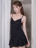  Daphne Black Set ( bộ áo cami kèm chân váy cùng loại màu Đen ) 1998beforethedawn 