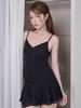  Daphne Black Set ( bộ áo cami kèm chân váy cùng loại màu Đen ) 1998beforethedawn 