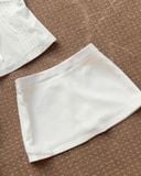  White Basic Skirt 