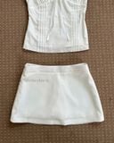  White Basic Skirt 