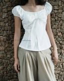  Bow White Top 