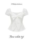  Bow White Top 