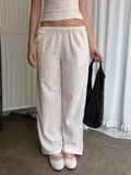 Cecily Pink Linen Pant 