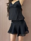  Daphne Black Set ( bộ áo cami kèm chân váy cùng loại màu Đen ) 1998beforethedawn 
