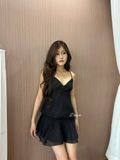  Daphne Black Set ( bộ áo cami kèm chân váy cùng loại màu Đen ) 1998beforethedawn 