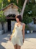  Daphne Set ( bộ áo cami kèm chân váy cùng loại màu kem ) 1998beforethedawn 