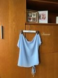  Tiffany Blue Top ( Áo voan màu xanh dương) sản phẩm không kèm áo bên trong - 1998beforethedawn 