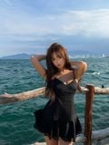  Daphne Black Set ( bộ áo cami kèm chân váy cùng loại màu Đen ) 1998beforethedawn 