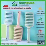 Lược Chải Tóc Đệm Khí Mát Xa Da Đầu, Gỡ Rối - Tạo Kiểu Tóc Xoăn Dài Tiện Lợi Cho Nữ.