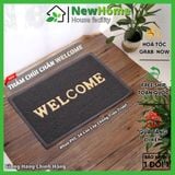 Thảm Chùi Chân Welcome Chất Liệu Nhựa PVC 3A Cao Cấp Chống Trơn Trượt, Sang Trọng, Bền Đẹp.