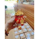 Hũ Đựng Muối Gạo Thần Tài Cầu May Mắn, Tài Lộc - Trang Trí Bàn Thờ, Bàn Làm Việc, Tết Nguyên Đán.