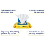 Khăn Ướt Lau Giày SNEAKER, Giấy Vệ Sinh Giày Dép Đa Năng Dạn Gói Rút Tiện Lợi.