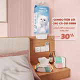 Khăn Giấy Rút GiaGia, Giấy Vệ Sinh Treo Tường 1000 Tờ 4 Lớp TopGia.