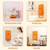 Khăn Giấy Rút Treo Tường Đáy Cam Bột Gỗ Nguyên Sinh 4 Lớp Cao Cấp.