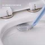 Chổi Cọ Toilet Chữ L Chất Liệu Silicon, Thiết Kế Thông Minh Cọ Rửa Mọi Ngóc Ngách.