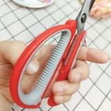 Kéo Inox Đỏ Cán Bọc Nhựa Cao Cấp - Độ Bền Cao, Thiết Kế Thông Minh.