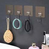 Combo 10 Móc Dán Tường Inox Chịu Lực Có Keo Dán Siêu Chắc Chắn Chịu Tải Trọng Lên Đến 10kg.