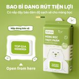 Túi Màng Bọc Thực Phẩm TOPGIA Dạng Rút Treo Tường Tiện Lợi - Chất Liệu PE An Toàn, Chun Siêu Bền, Gói 300 Cái.