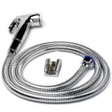 Bộ Vòi Xịt Vệ Sinh Nhà Tắm Chất Liệu Inox Không Gỉ Cao Cấp - Lực Nước Cực Mạnh.