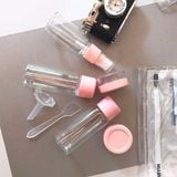 Bộ Chiết Mỹ Phẩm 7 Chi Tiết Mini Mang Đi Du Lịch, Dã Ngoại Tiện Lợi.