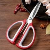 Kéo Inox Đỏ Cán Bọc Nhựa Cao Cấp - Độ Bền Cao, Thiết Kế Thông Minh.