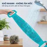 Dây Tắm Chà Lưng Massage 2 Mặt Chất Liệu Silicon Cao Cấp, Kì Lưng - Tẩy Tế Bào Chết Tiện Dụng.