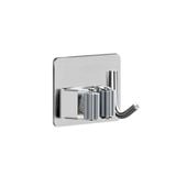 Móc Kẹp Treo Cây Lau Nhà Inox Cao Cấp Có Móc Treo - Kèm Keo Dán Tường Siêu Chắc.